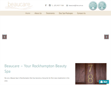 Tablet Screenshot of beaucare.com.au